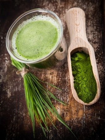 Сушеный сок, выжатый из зеленого ячменя и сушеной травы ячменя, является двумя наиболее популярными формами одной и той же пищевой добавки