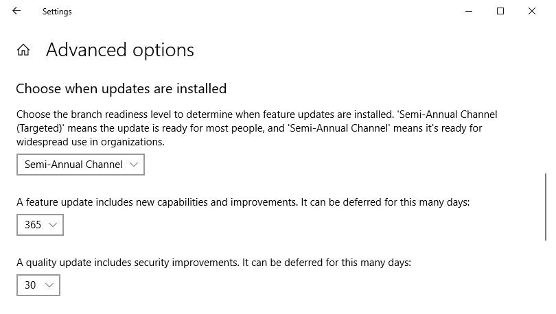Если вы работаете с Windows 10 April 2018 Update, версия 1803 (самая популярная версия) или злополучная версия 1809, то, что вы видите, показано на скриншоте